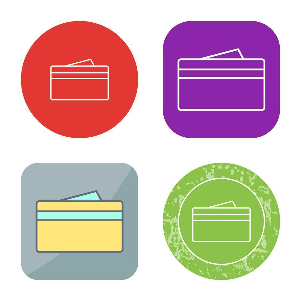 Unique Wallet Vector Icon