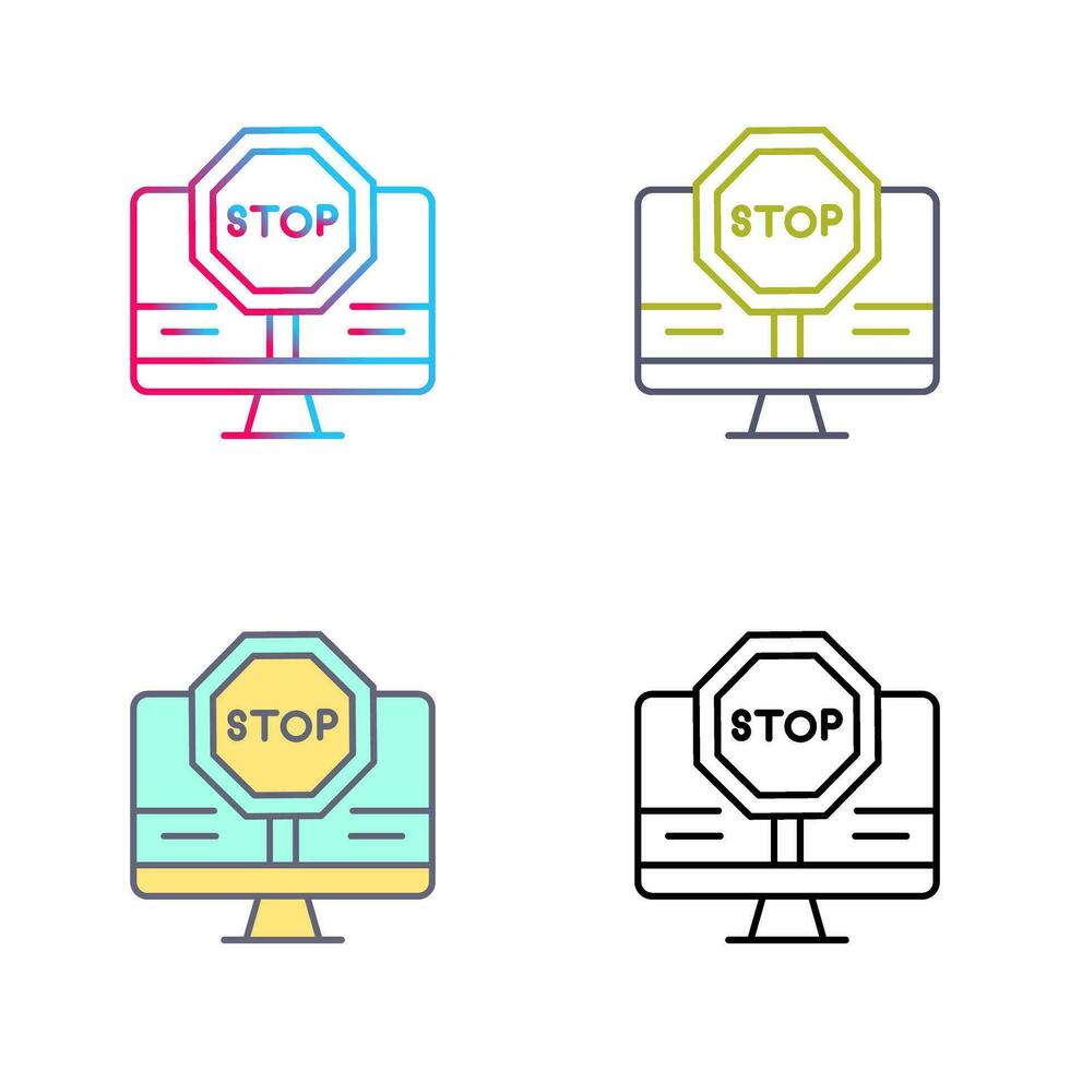 Stop Vector Icon