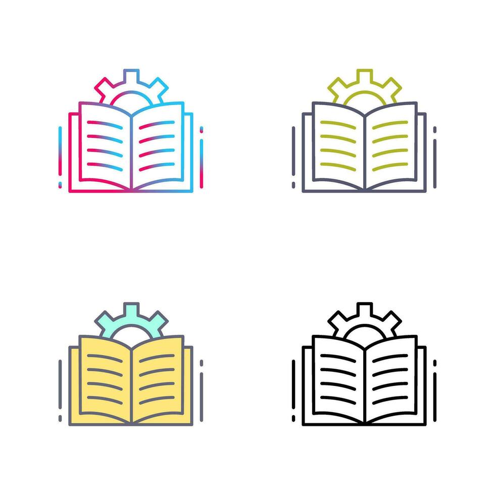 Open Book Vector Icon