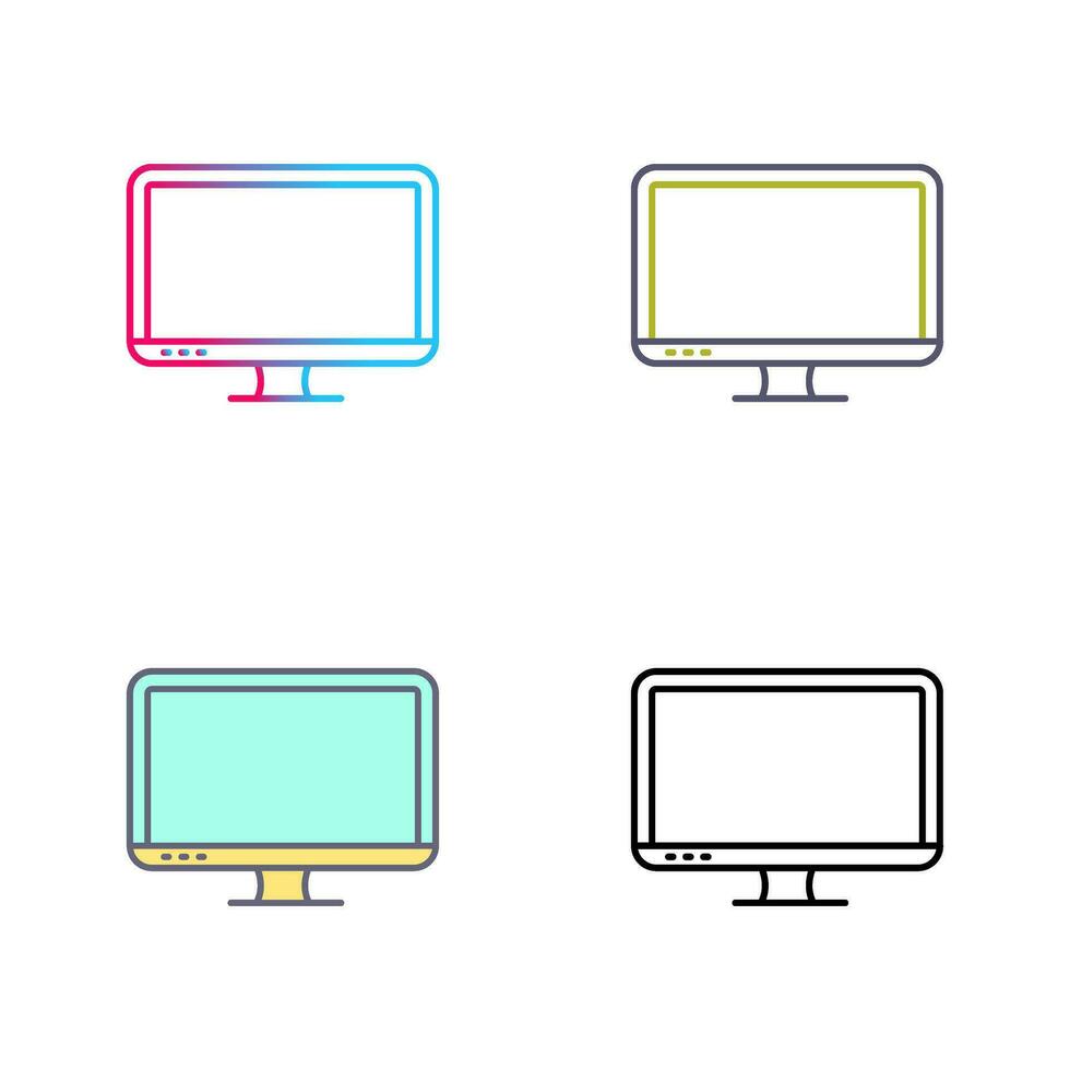 Lcd Vector Icon