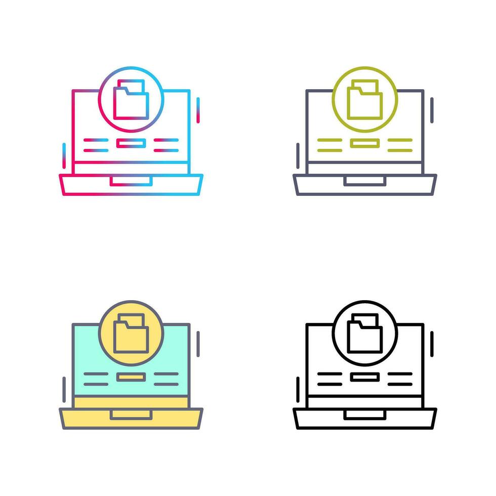 Data Storage Vector Icon