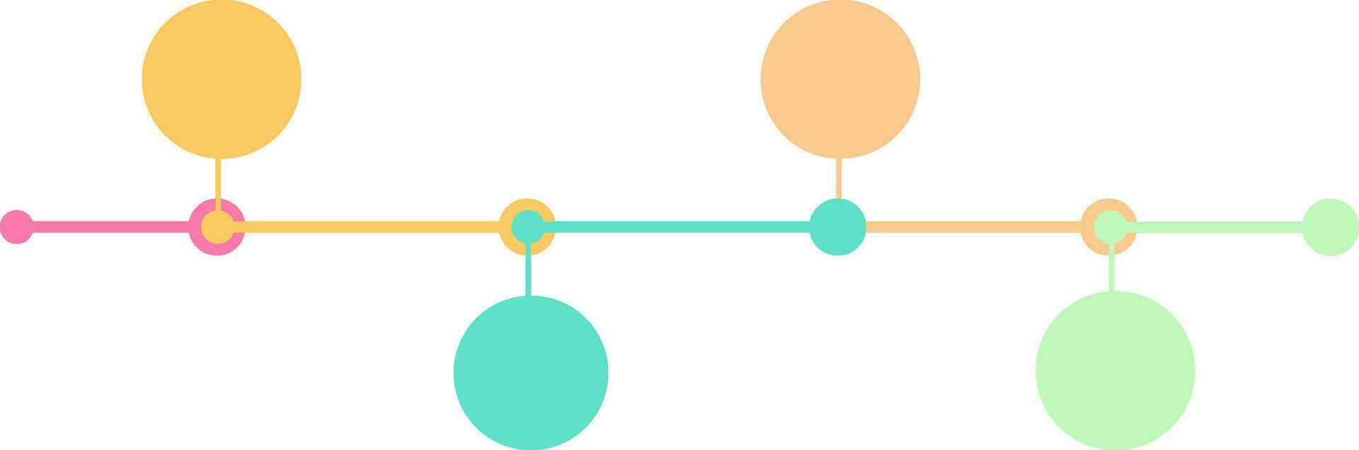 Flat style abstract element illustration. vector