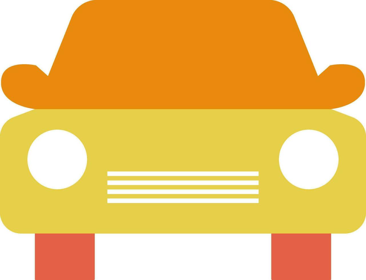 Isolated icon of colorful Car. vector