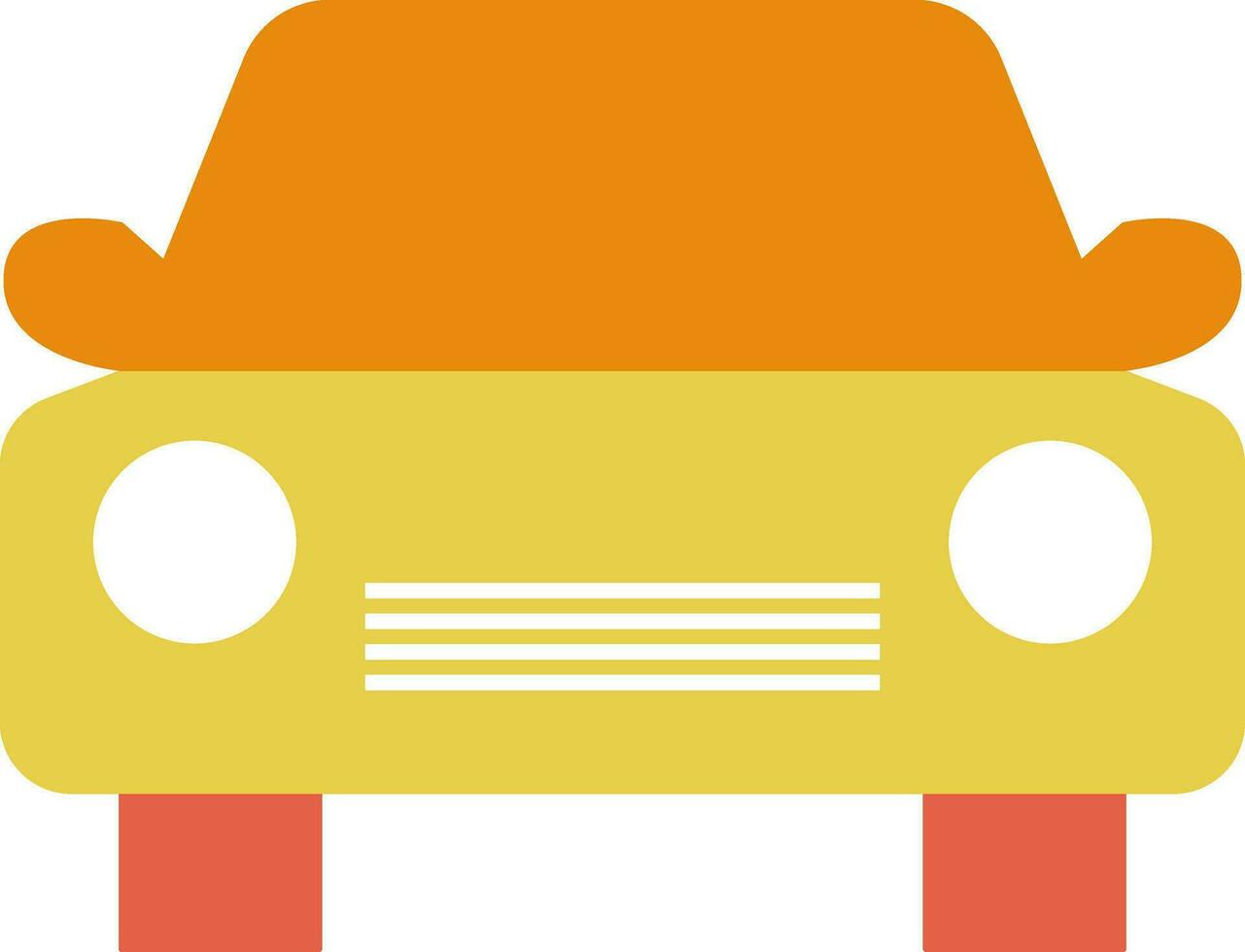 aislado icono de vistoso coche. vector