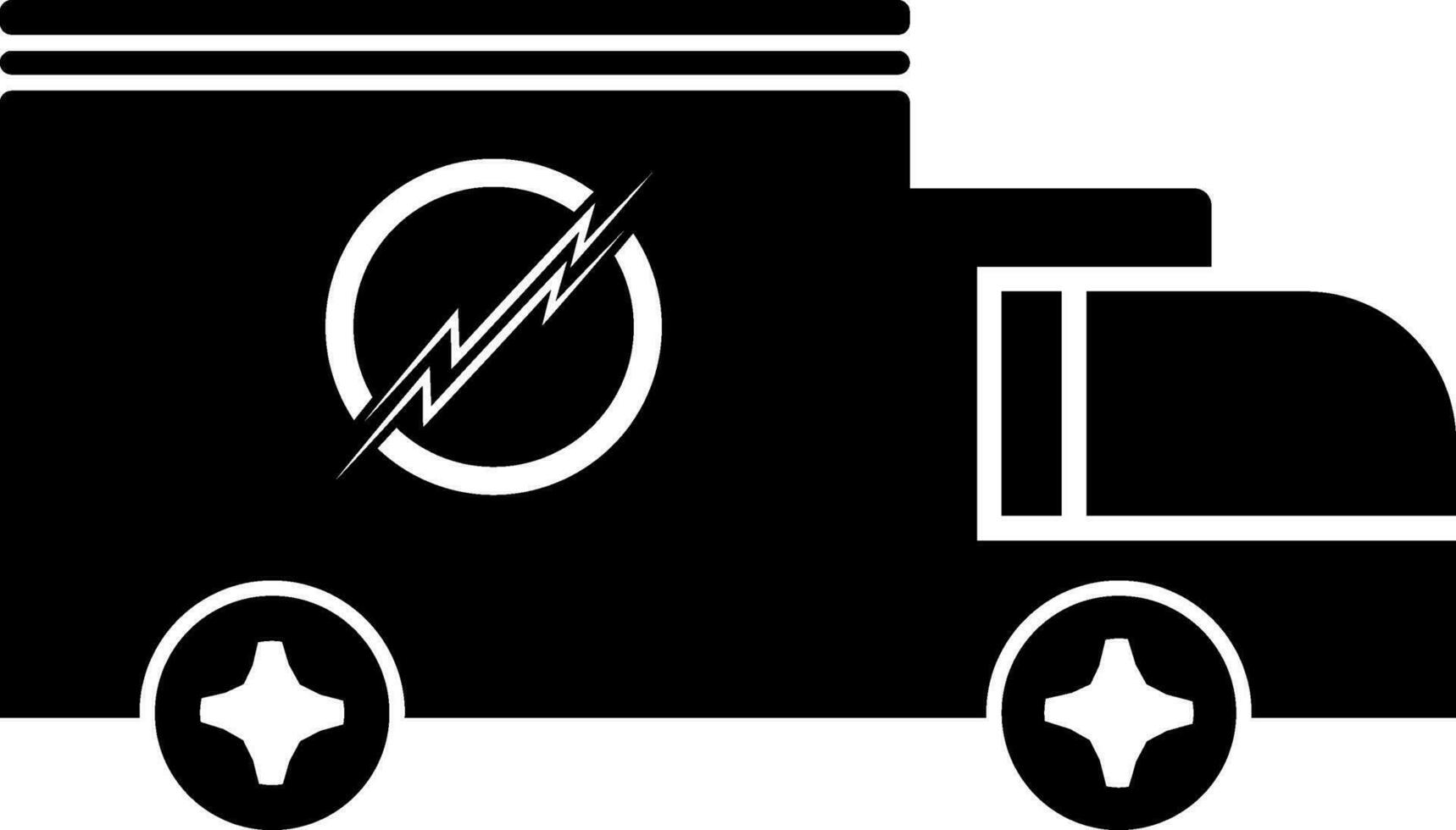 Icon of transport truck vector