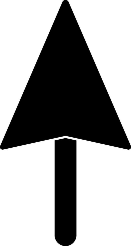 Illustration of creative an arrow icon. vector