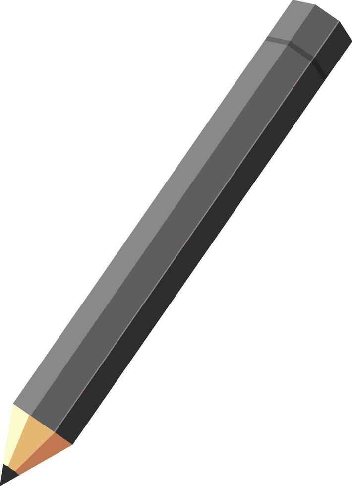 Illustration of a pencil. vector