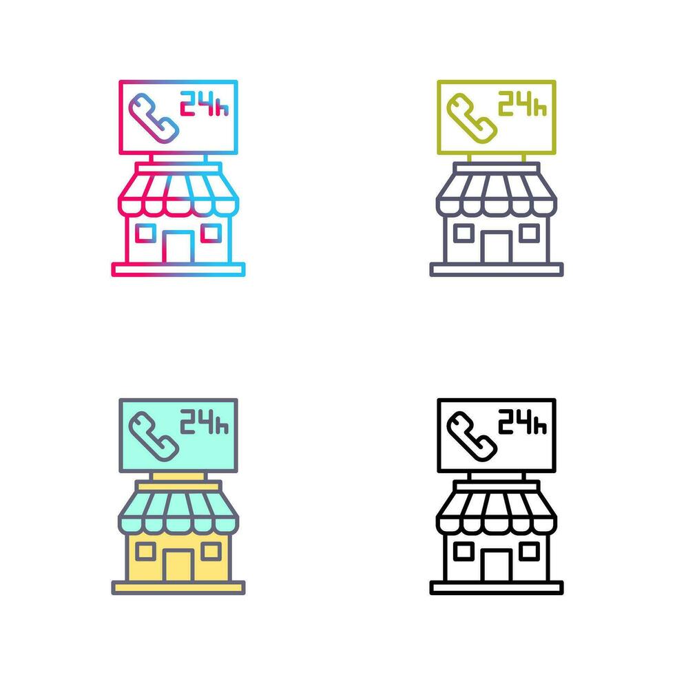 24 hours Vector Icon