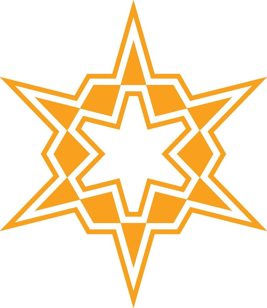 Yellow abstract element design. vector