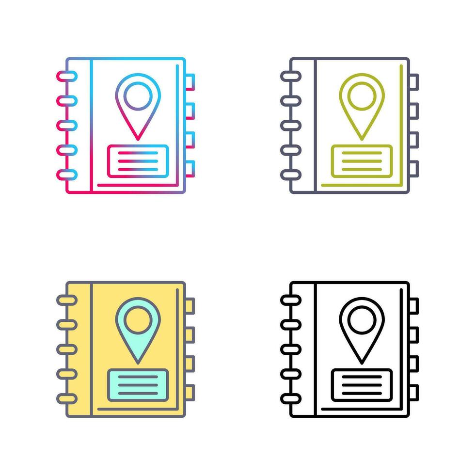 Address Book Vector Icon