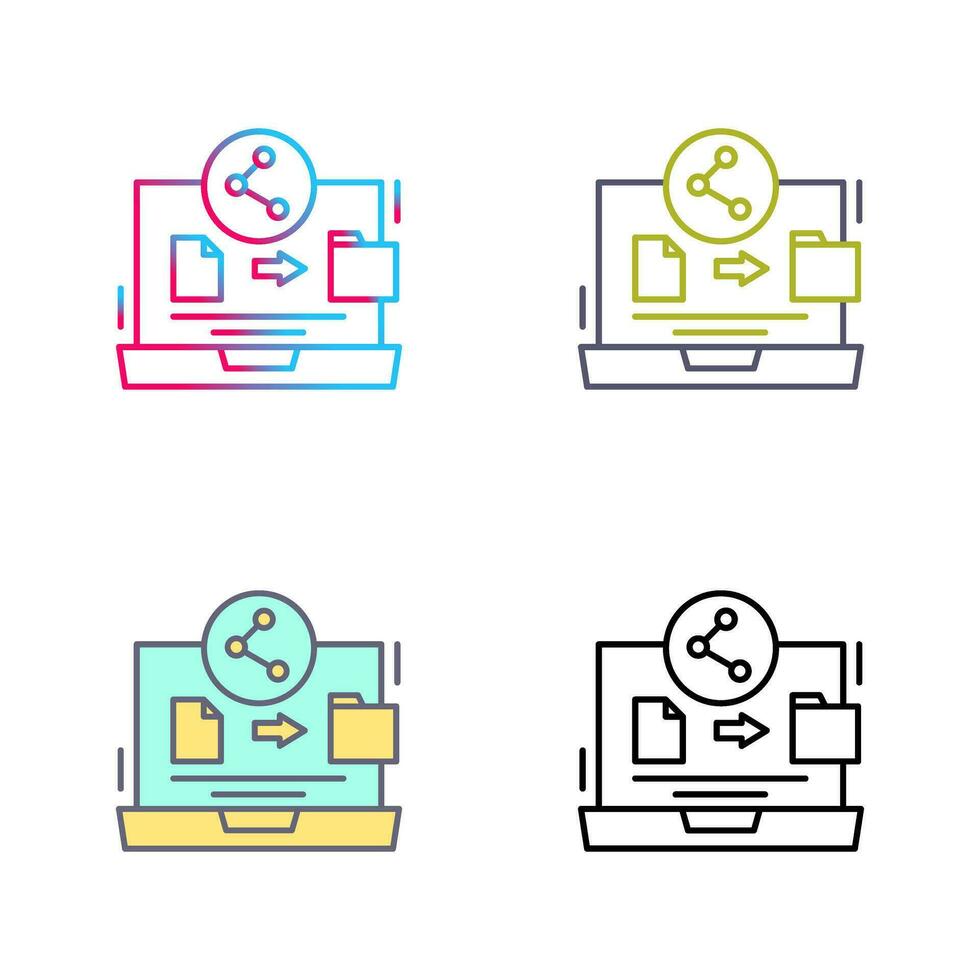File Share Vector Icon