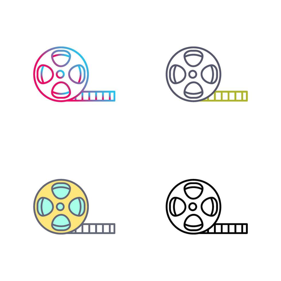 Film Reel Vector Icon