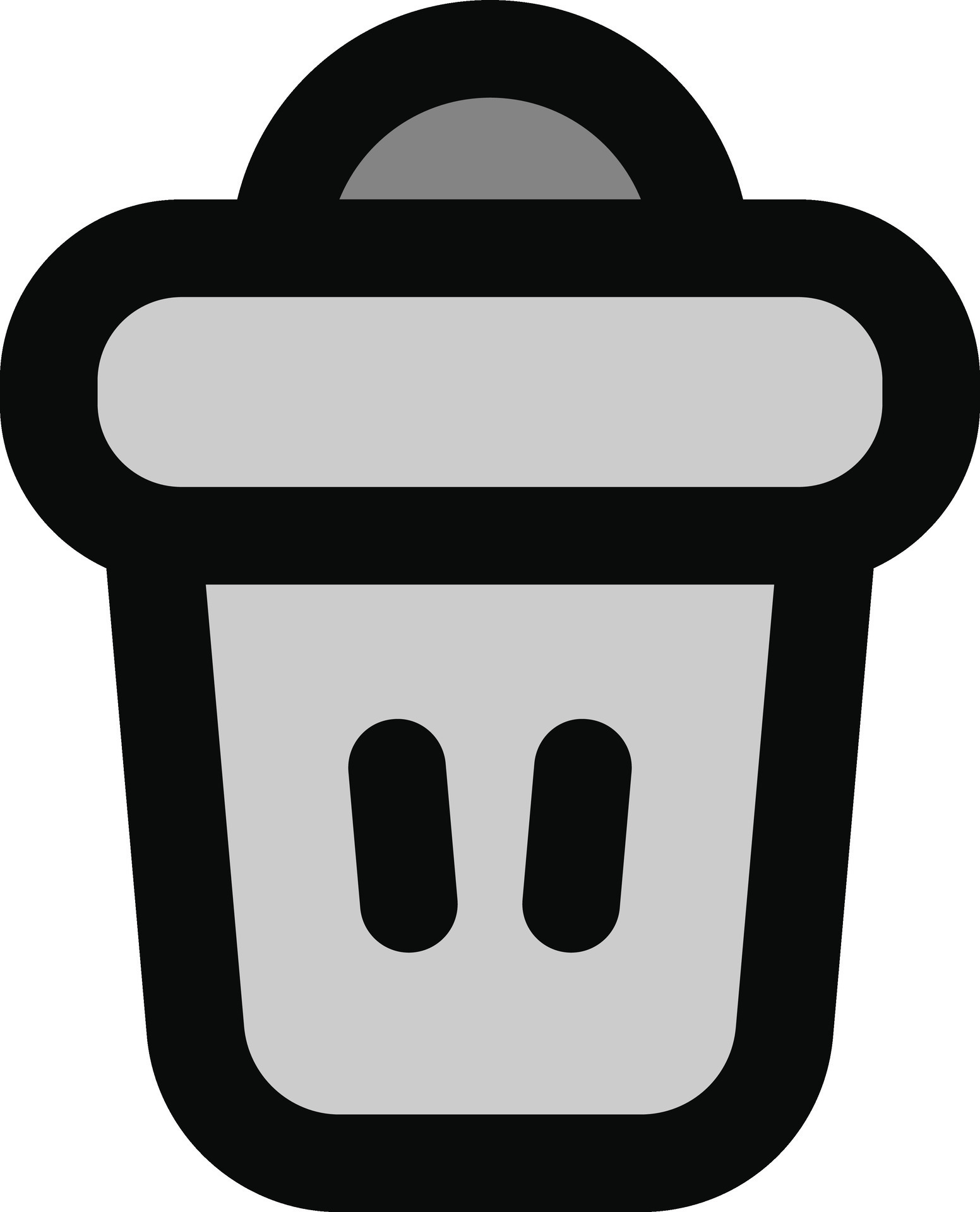 Recycling Bin icon in gray and black color. 25085136 Vector Art at Vecteezy