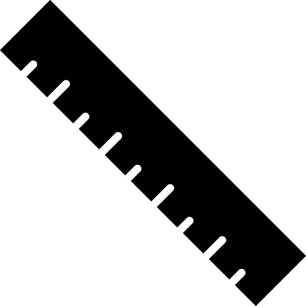 Vector illustration of scale icon in glyph style.