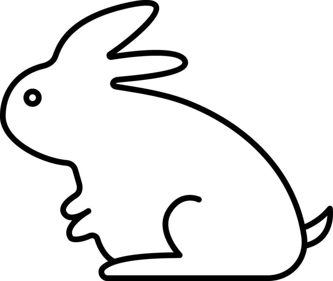 Illustration of a Rabbit. vector