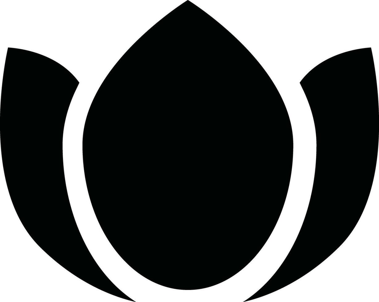 Vector illustration of Lotus Flower icon.