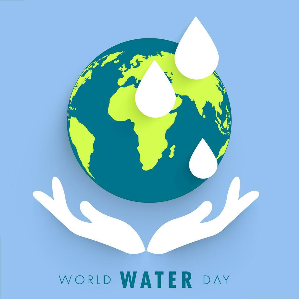 World Water Day Concept vector