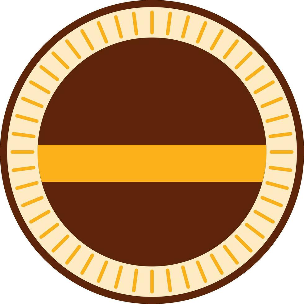 Flat illustration of a sticker, tag or label. vector