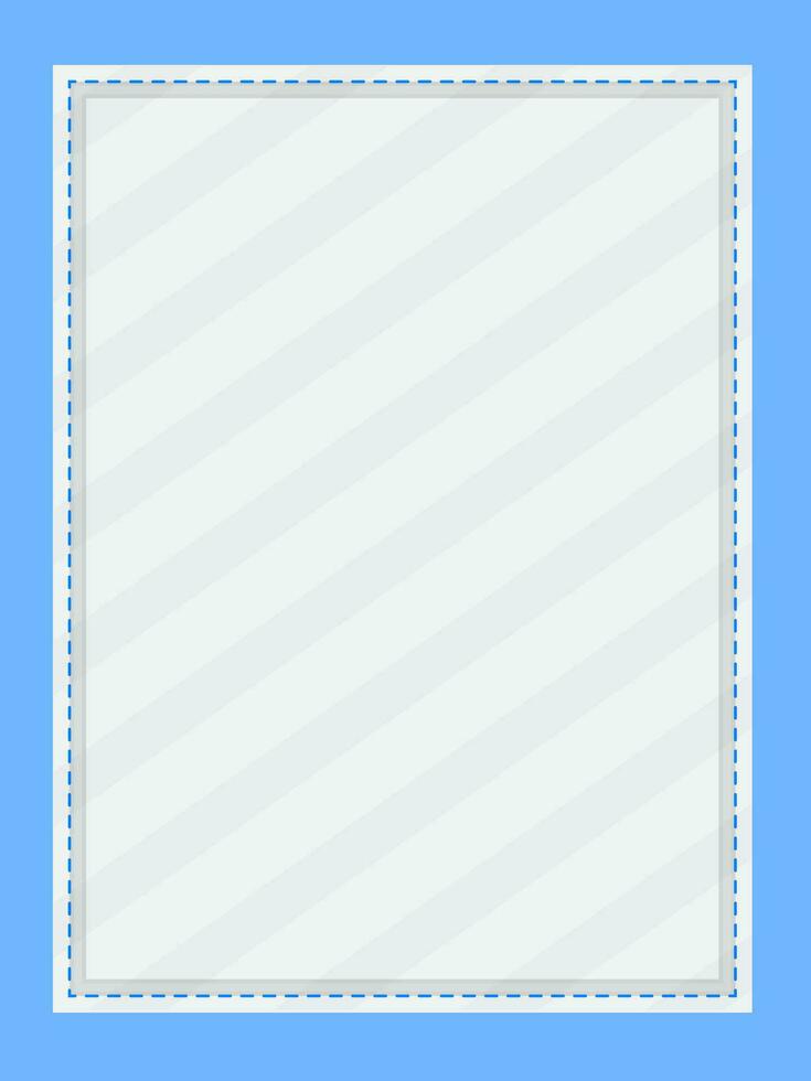 Sky blue frame design background. vector