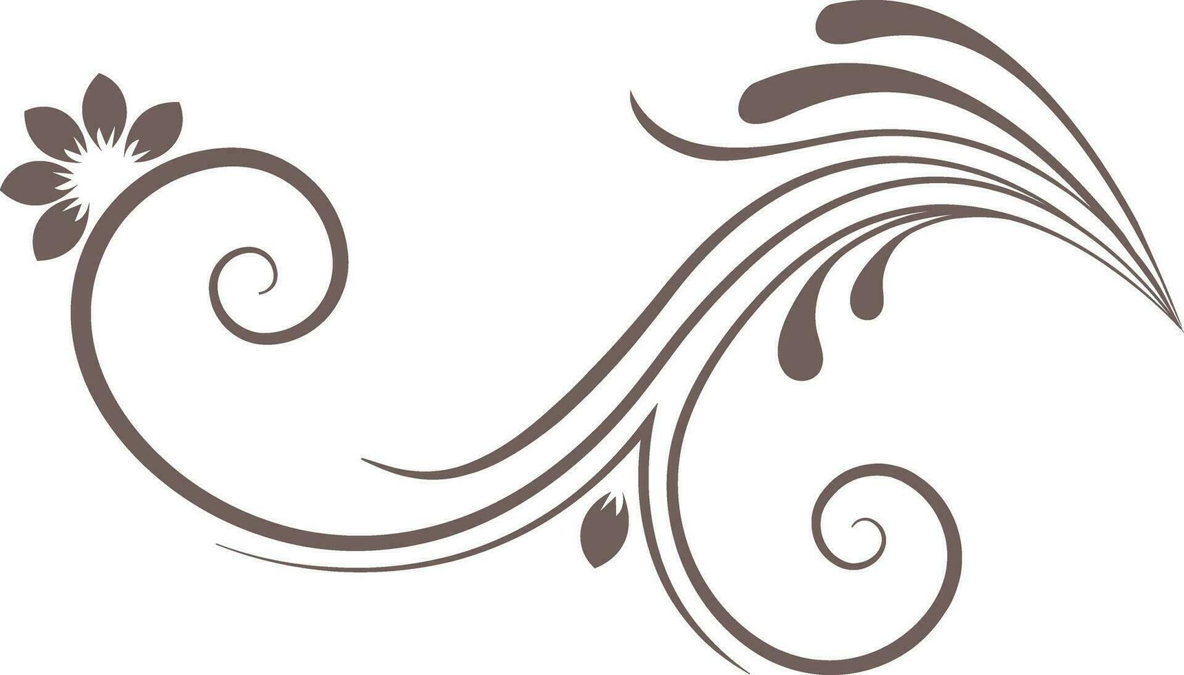 Flower with leaves decorated background. vector
