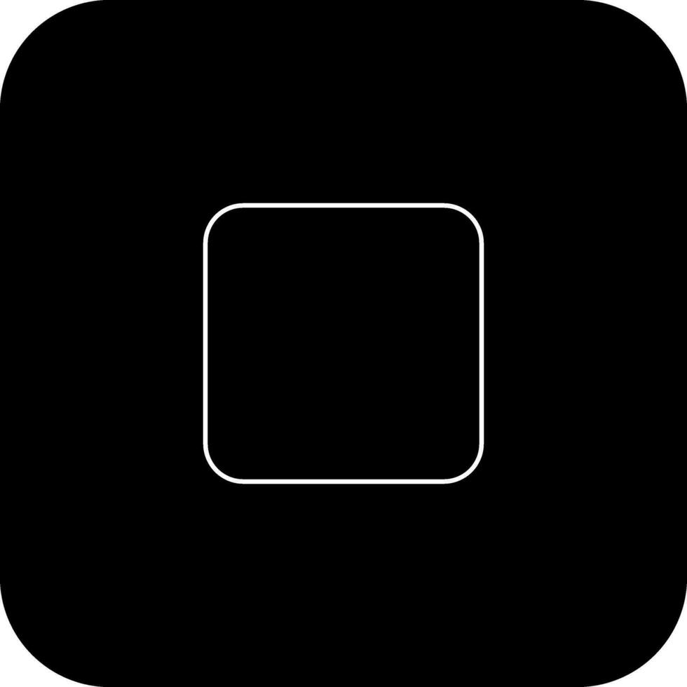 detener botón icono para música jugador concepto en negro. vector