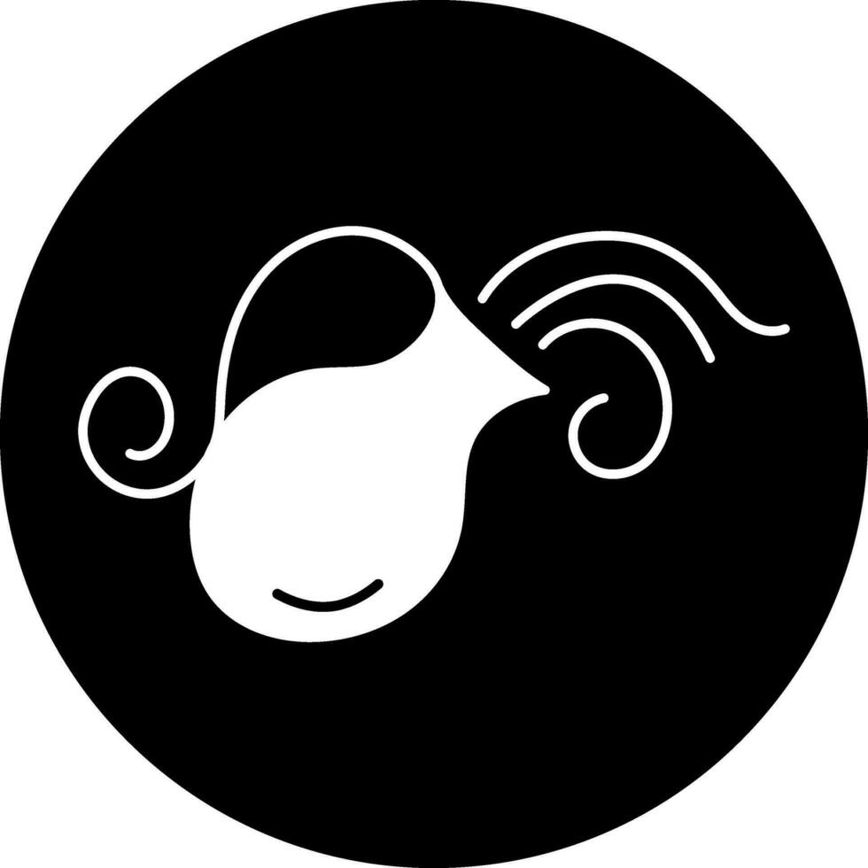 Aquarius Zodiac Sign in Black and White Color. vector