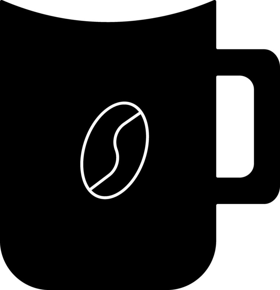 aislado café taza icono en plano estilo. vector