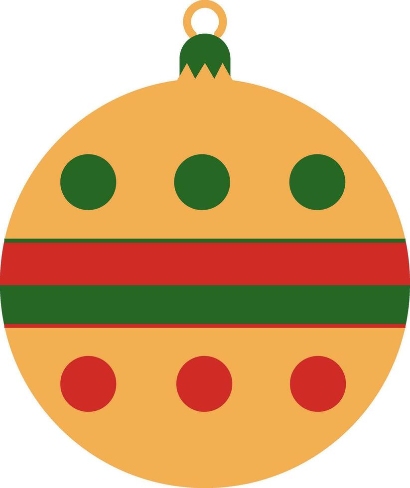 Christmas colorful balls for decorated. vector