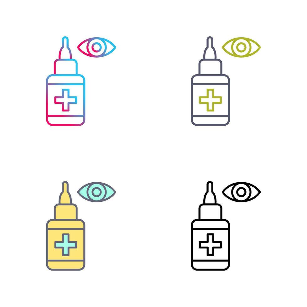 Eye Drop Vector Icon
