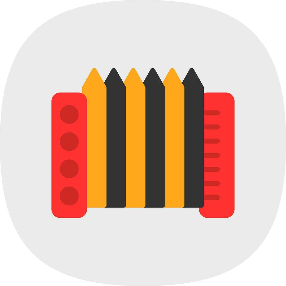 Accordion Vector Icon Design