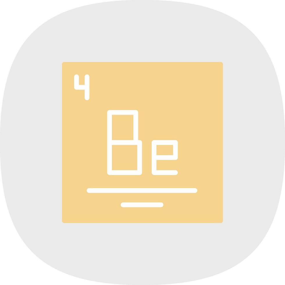 Beryllium Vector Icon Design