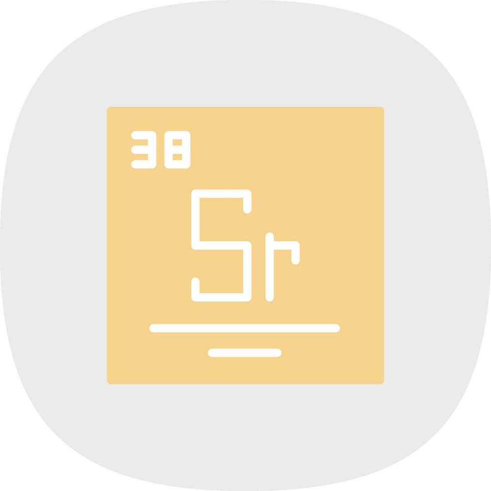 Strontium Vector Icon Design