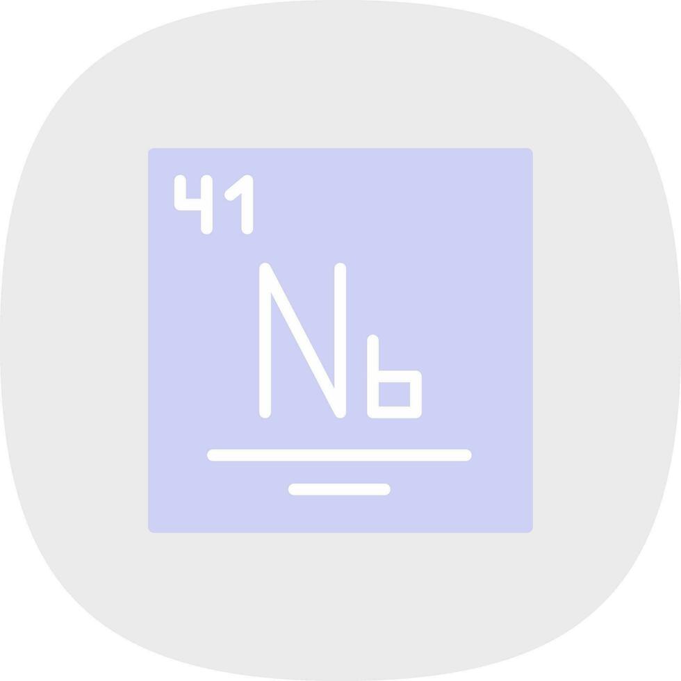 niobio vector icono diseño