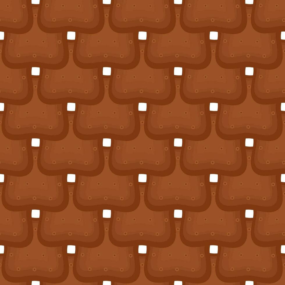 Pattern homemade cookie different taste in pastry biscuit vector