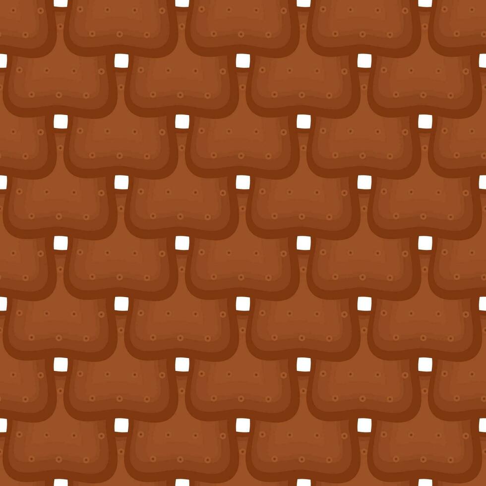 Pattern homemade cookie different taste in pastry biscuit vector