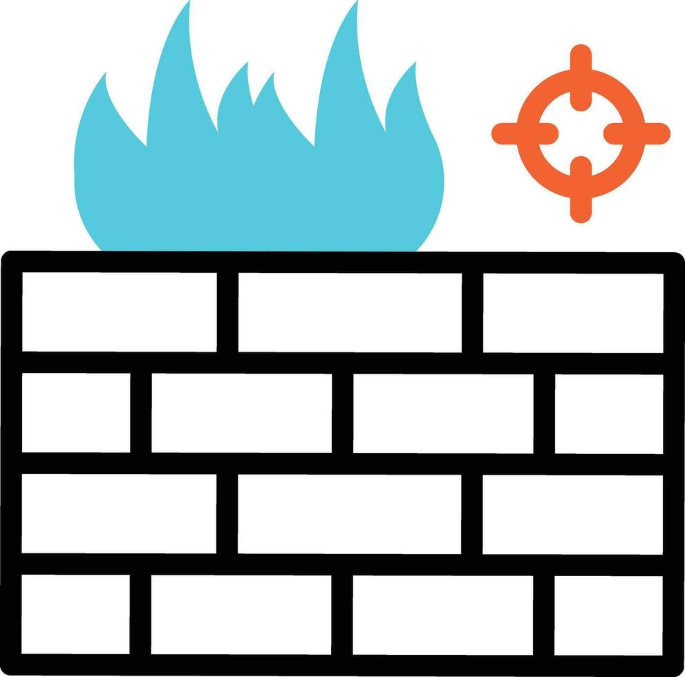 firewall vector illustration on a background.Premium quality symbols.vector icons for concept and graphic design.