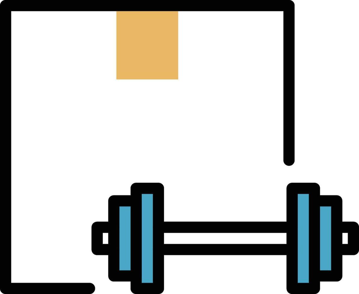 parcel dumbbell vector illustration on a background.Premium quality symbols.vector icons for concept and graphic design.