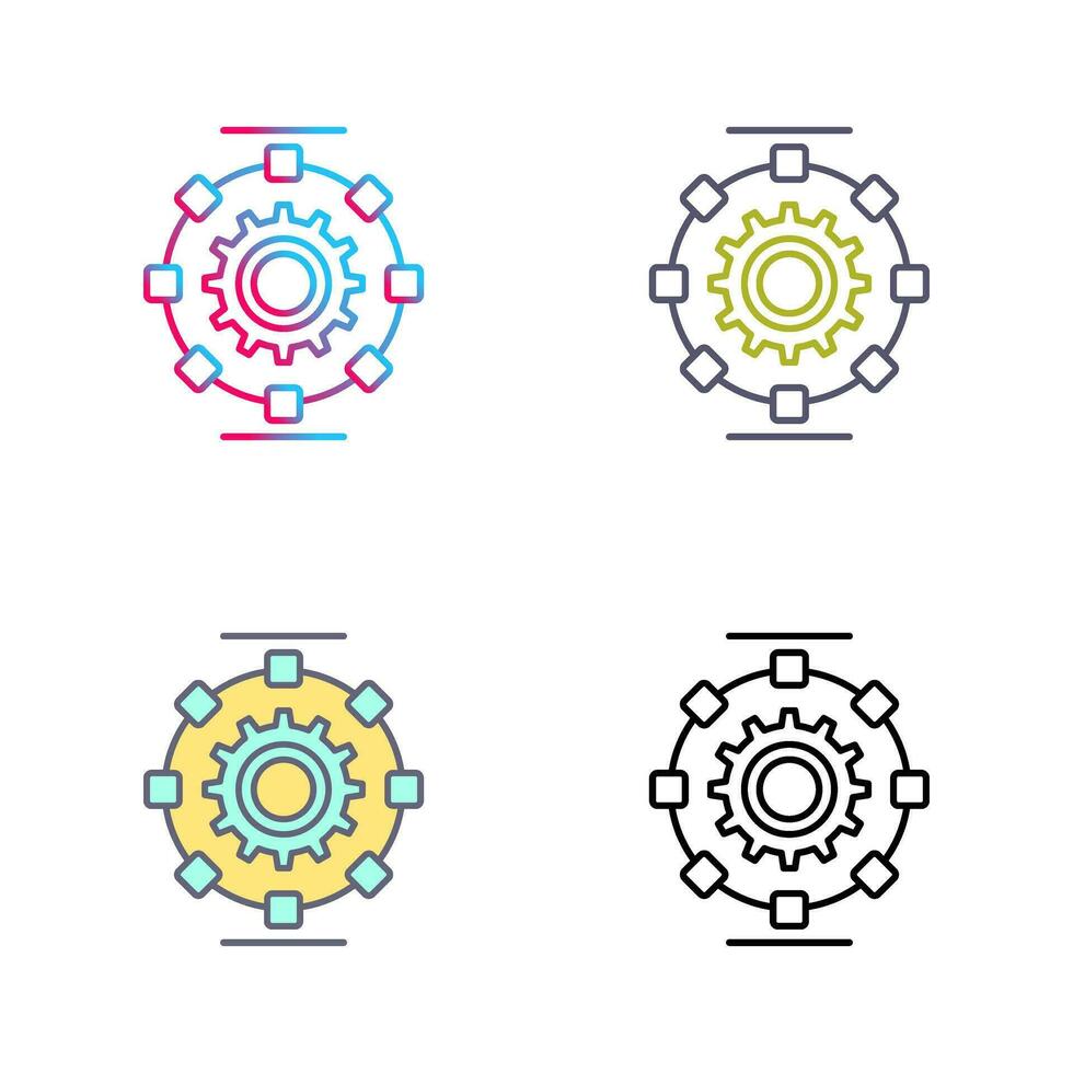 Automated Process Vector Icon