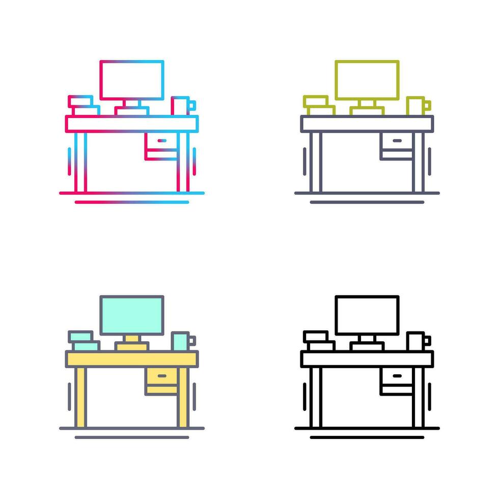 Desk Vector Icon