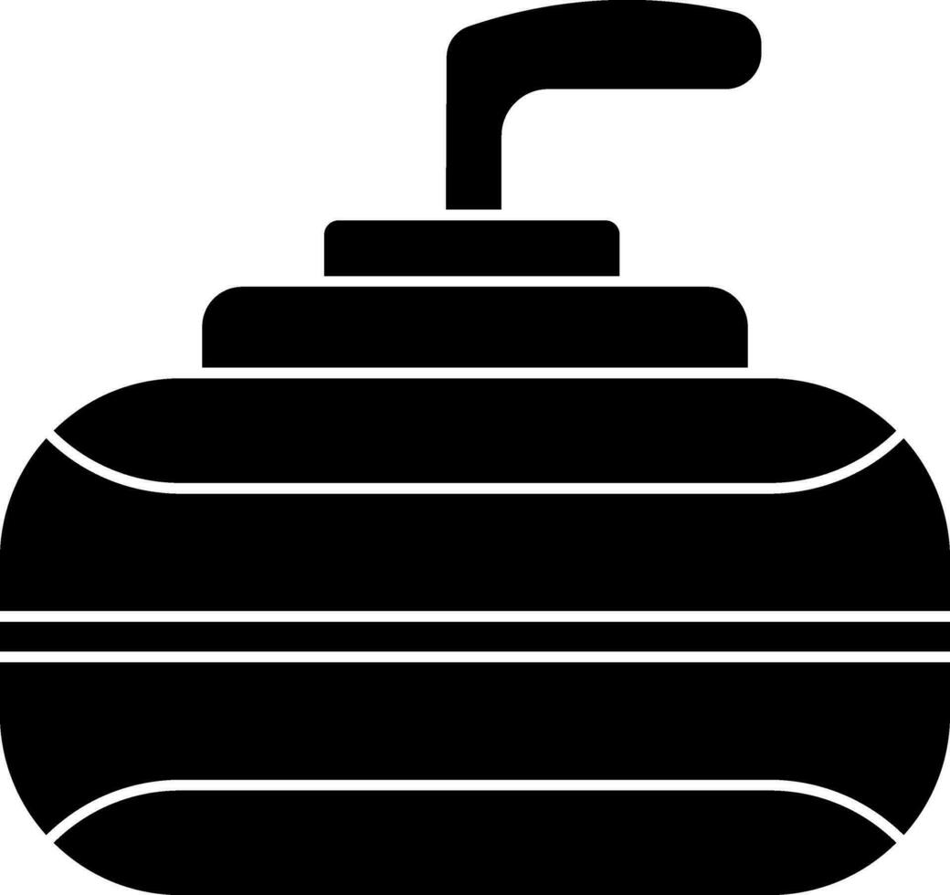 vector ilustración de curling icono o símbolo.