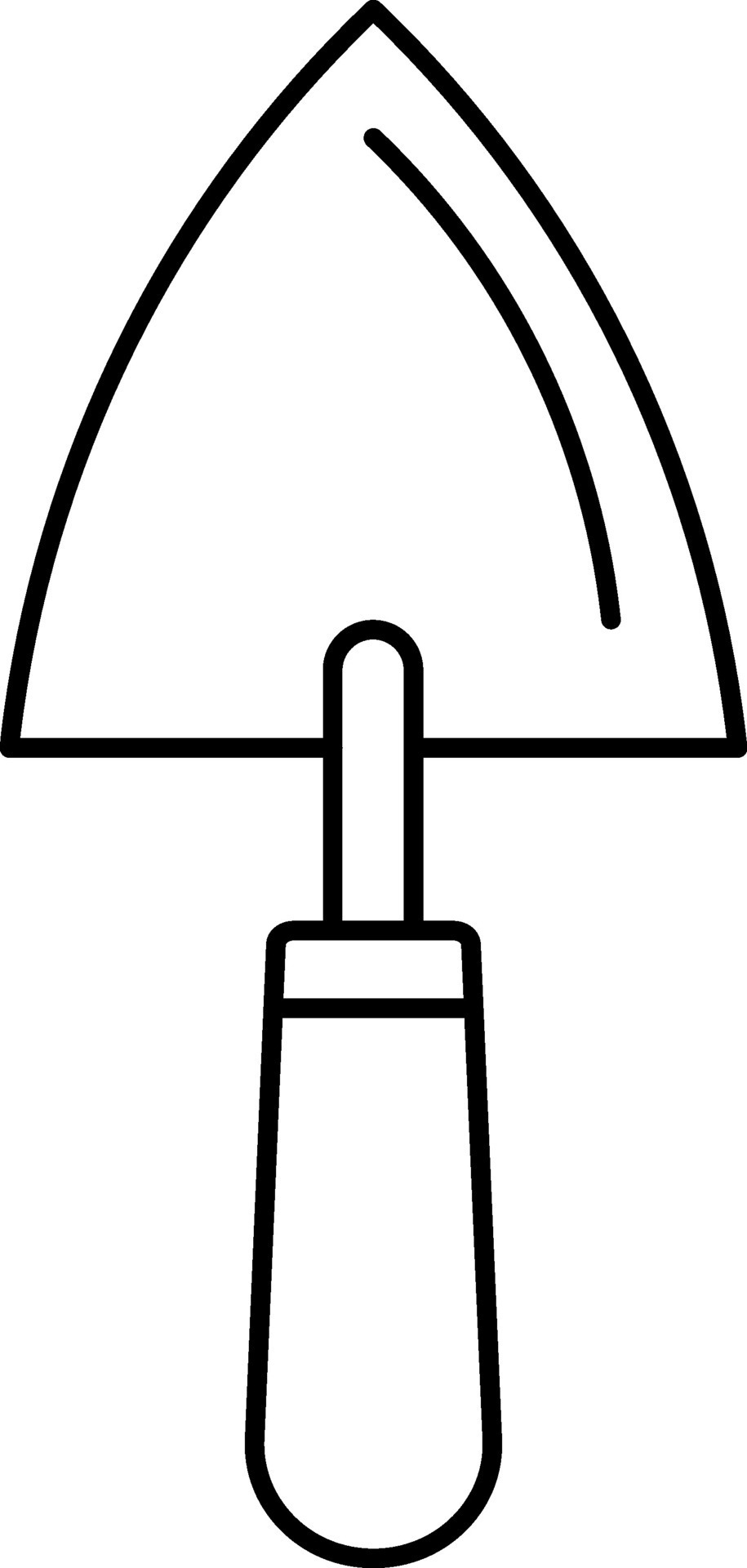 Black Line Art Cake Server Icon in Line Art. 25089459 Vector Art at