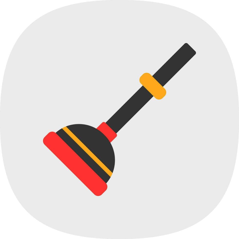 Plunger Vector Icon Design