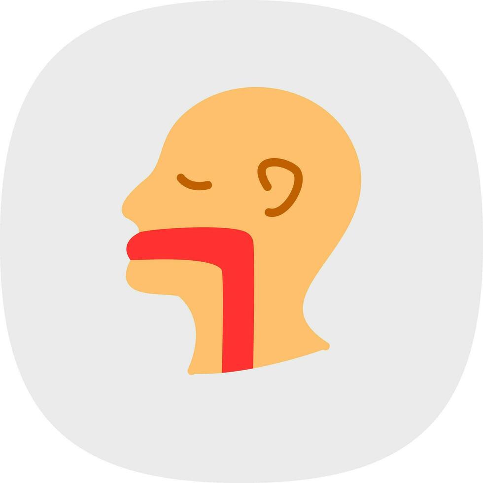 Throat Vector Icon Design