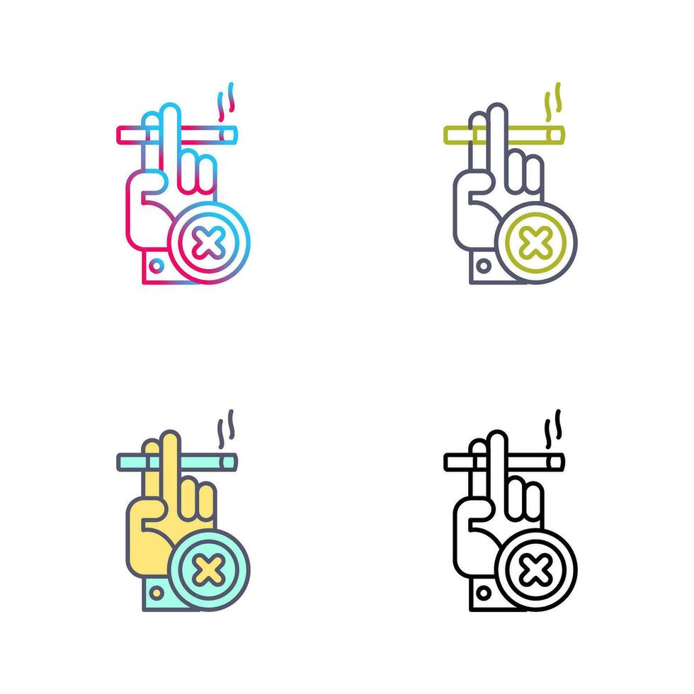 Quit Smoking Vector Icon