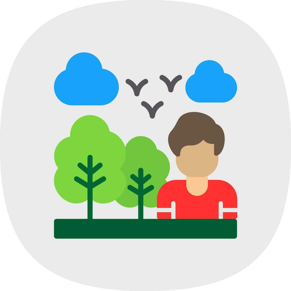 Adventurer Vector Icon Design