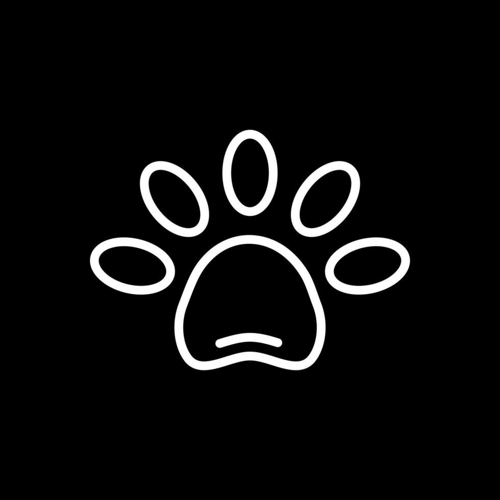 Paw Vector Icon Design