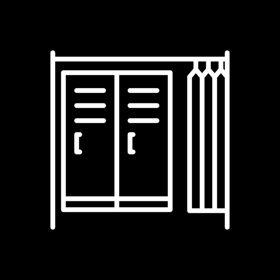 Changing room Vector Icon Design