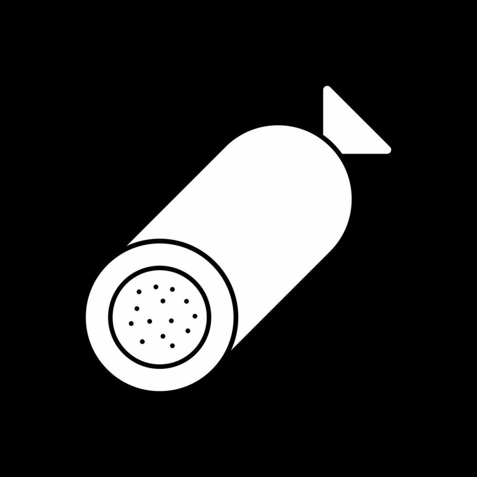 diseño de icono de vector de salami