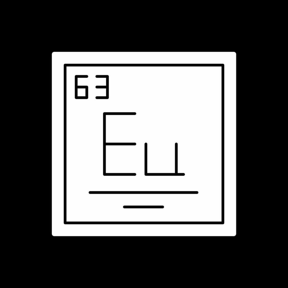 Europium Vector Icon Design