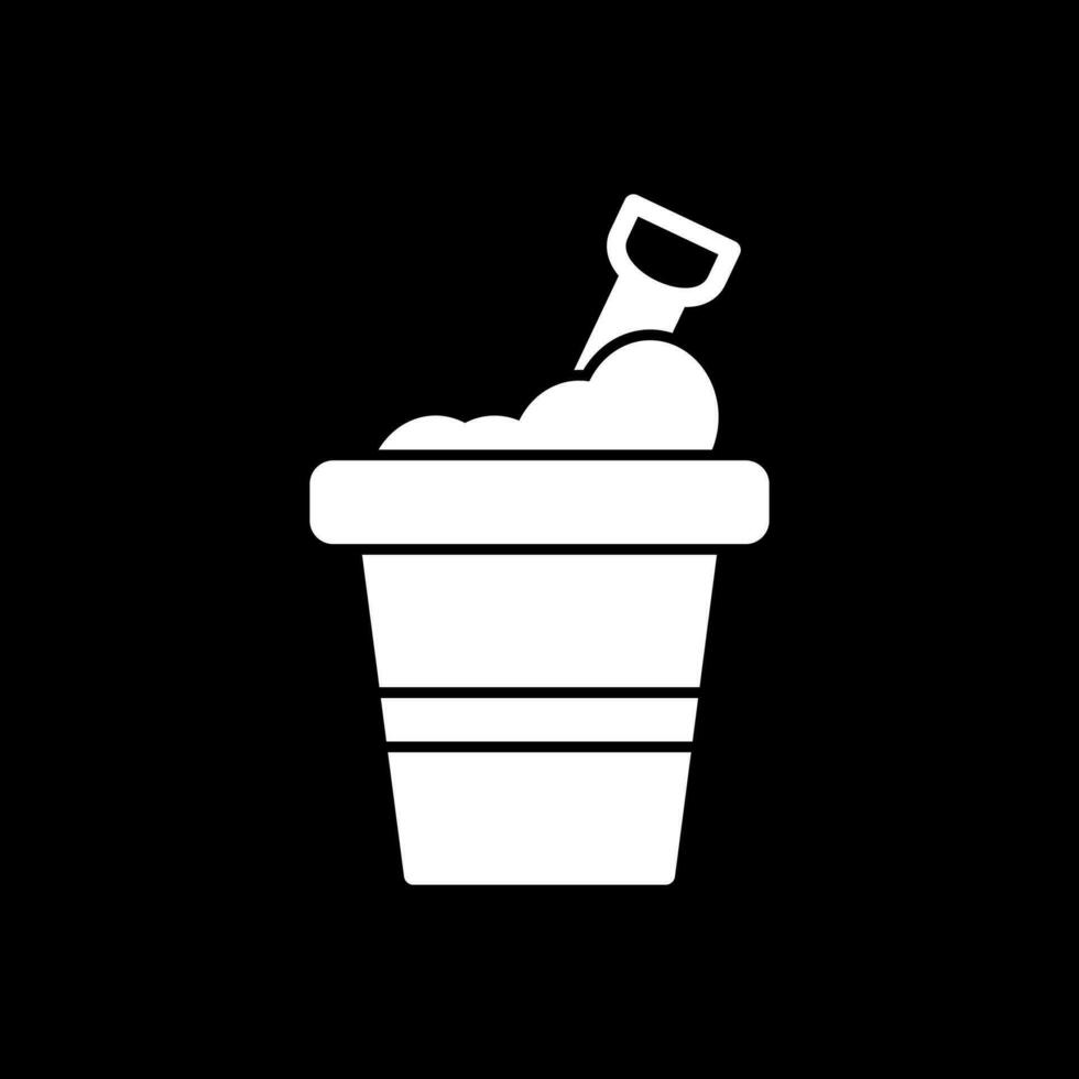 Bucket Vector Icon Design